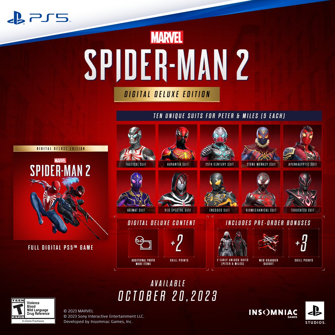 Where to pre-order Marvel's Spider-Man 2 - including Digital