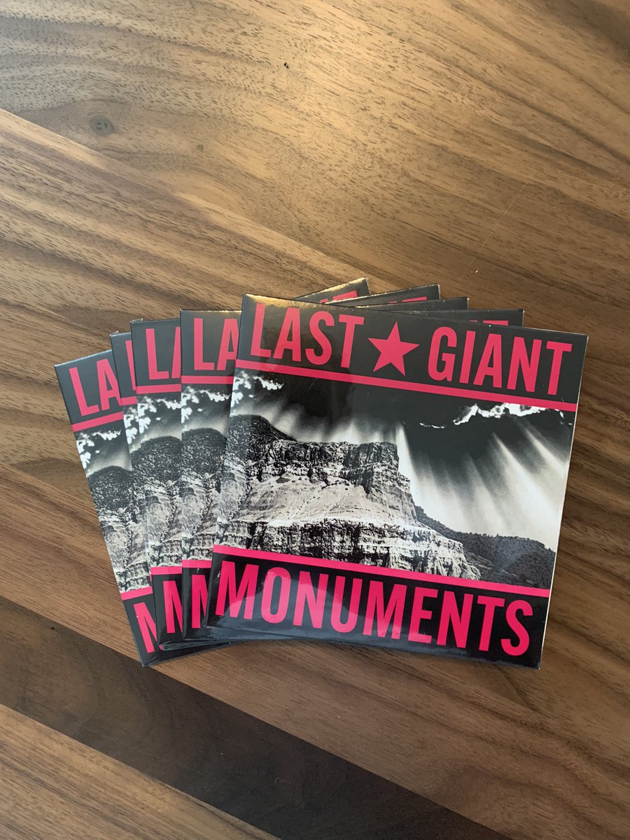 Shipping this Friday 6/16/2023- Limited edition CD of 'Monuments'. Album photo was taken by RFK Heise on a motorcycle trip through Oregon. Additional art and layout by Josh Vasby former guitarist and singer of System and Station and Kieskagato. lastgiant.bandcamp.com/album/monuments