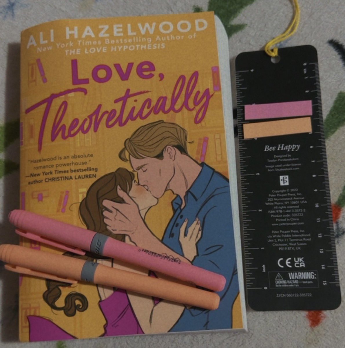 Nothing makes me happier than a new book 🫶🏽 #lovetheoretically #alihazelwood