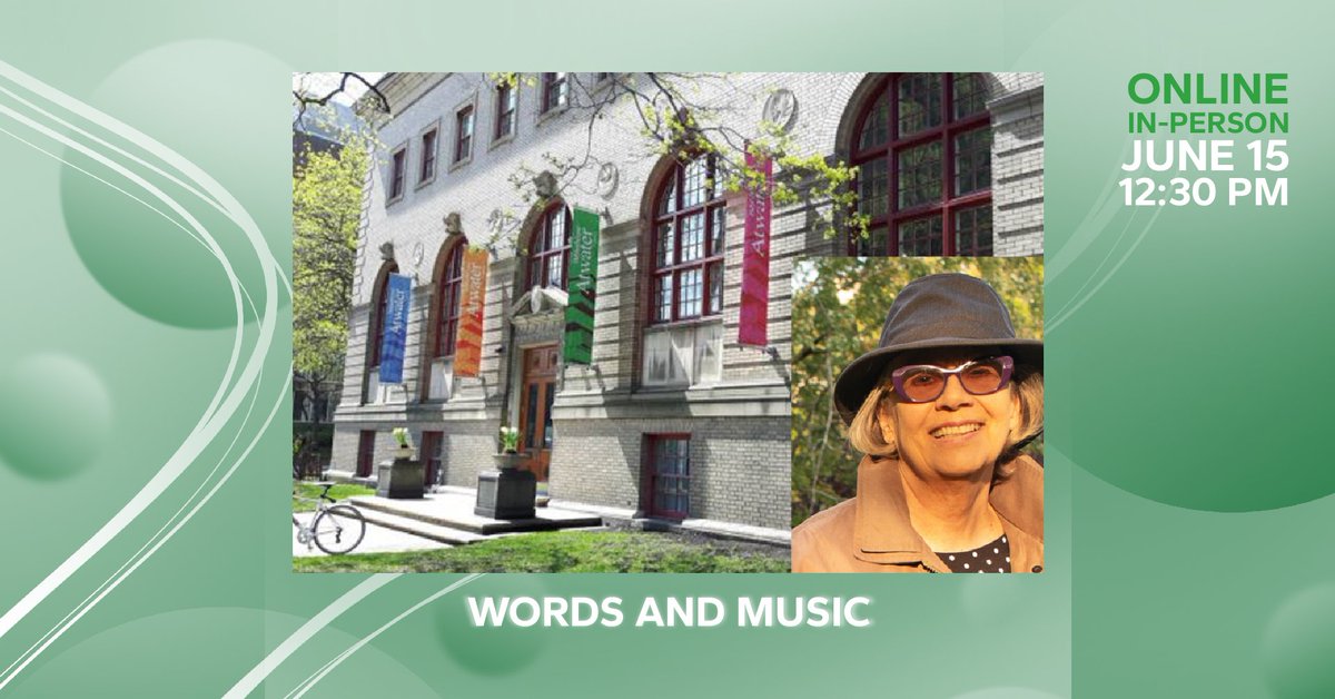BloomsdayMTL's tweet photo. 𝗪𝗢𝗥𝗗𝗦 𝗔𝗡𝗗 𝗠𝗨𝗦𝗜𝗖

Linda Leith featuring Jonathan Moorman
Working in the Literary Milieu: It’s All One Job

𝑹𝑬𝑮𝑰𝑺𝑻𝑬𝑹 𝑯𝑬𝑹𝑬:
● ᴏɴʟɪɴᴇ: https://t.co/3Q8gQ5ozFR
● ɪɴ-ᴘᴇʀꜱᴏɴ: https://t.co/L02qq4NkhX https://t.co/V3Gzu3IDCh