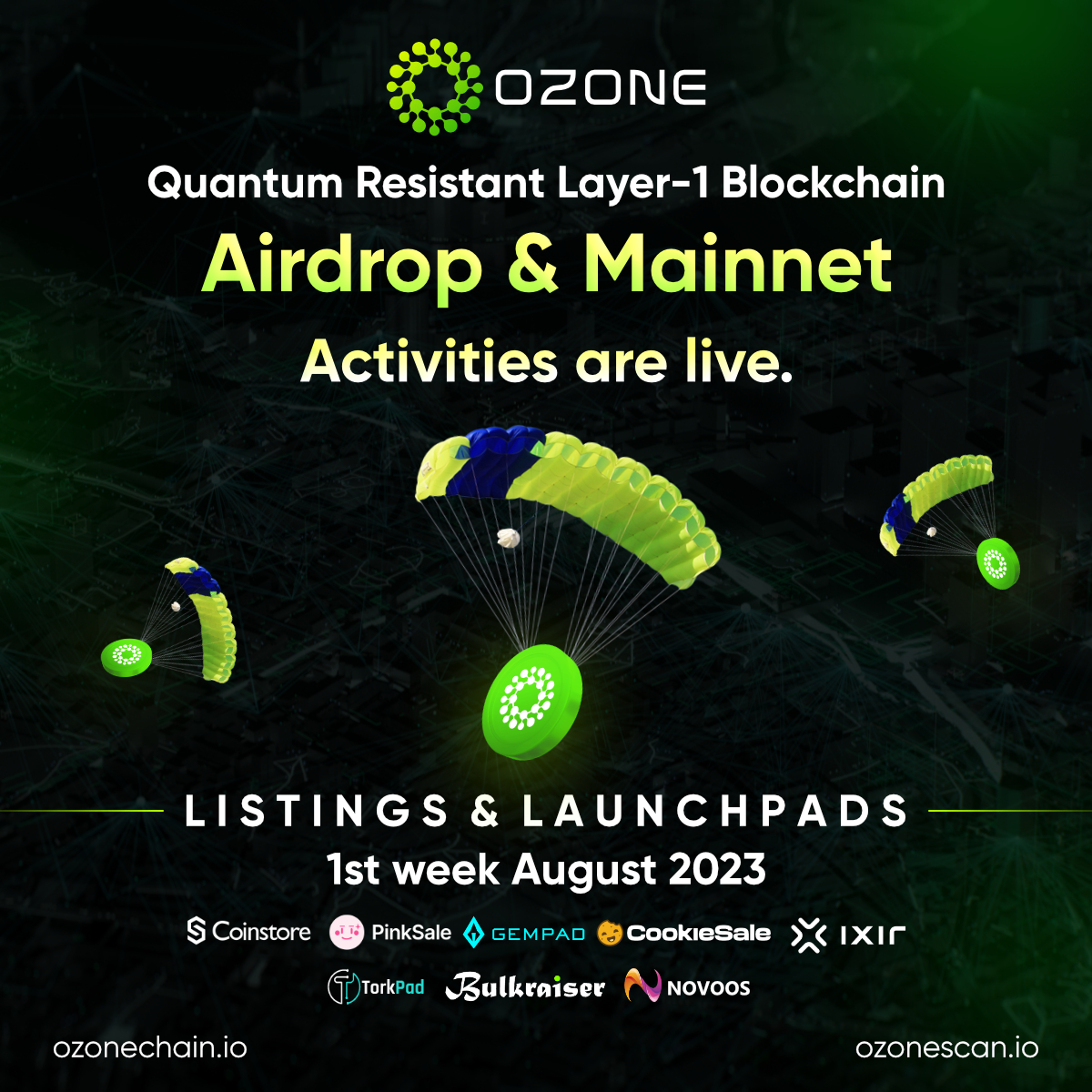 #Airdrop Alert: 1 Million USD worth BabyOZO.

Unlimited Users but Limited Time! Hurry!!

t.me/Ozonechain_Air…