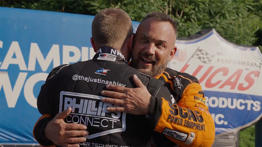 Go #BehindTheScenes <a href="/BristolDragway/">Bristol Dragway</a> with <a href="/TheJustinAshley/">Justin Ashley</a> and Bob <a href="/Tasca3/">Bob Tasca III</a>, winners of the rain-delayed NHRA #NewEngalndNats, as they celebrate their victories with their teams and accept congratulations from their vanquished final-round foes.

nhra.com/news/2023/behi…