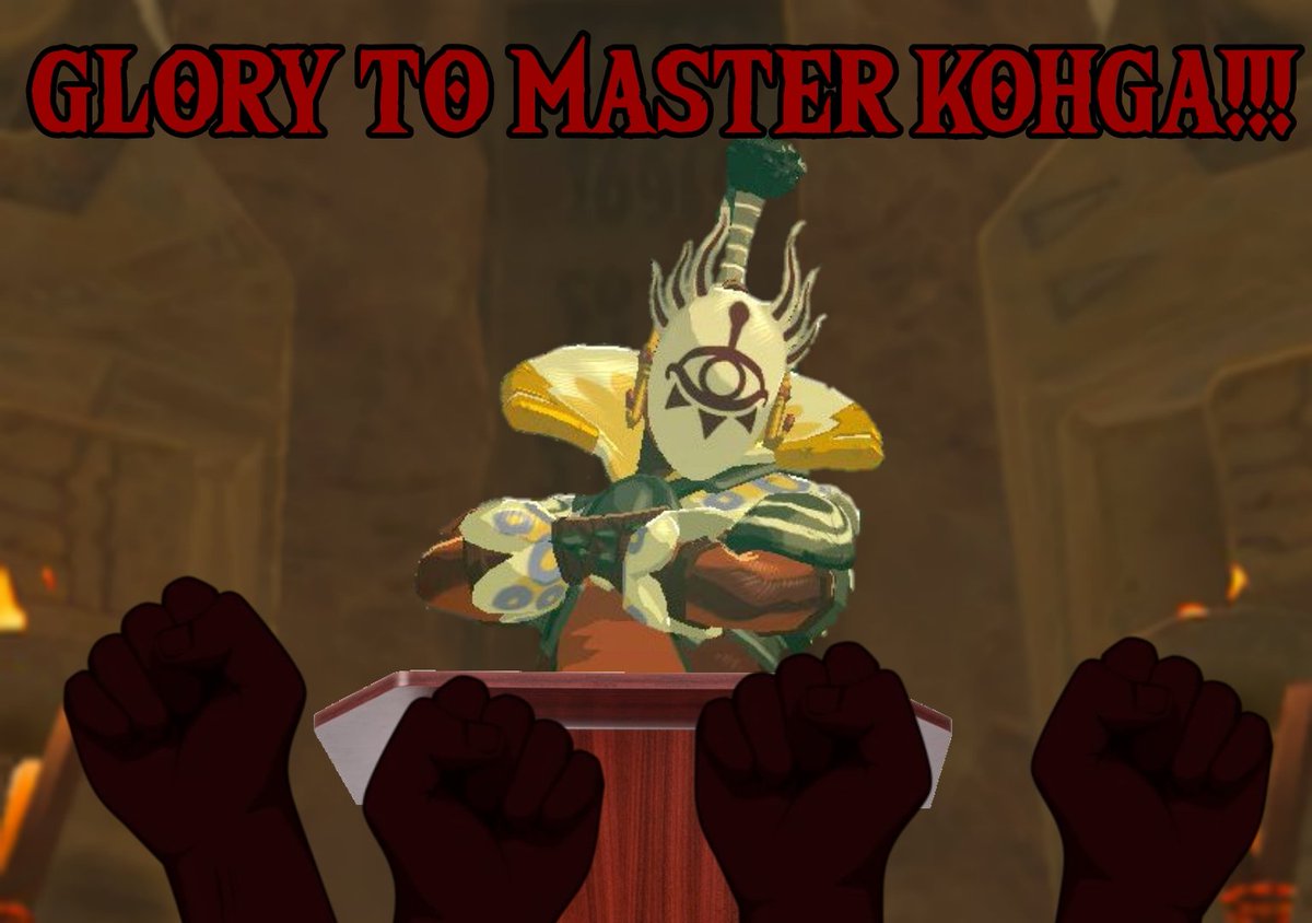 A quick word to all the Yiga new and old

Glory to Master Kohga shall live on!
