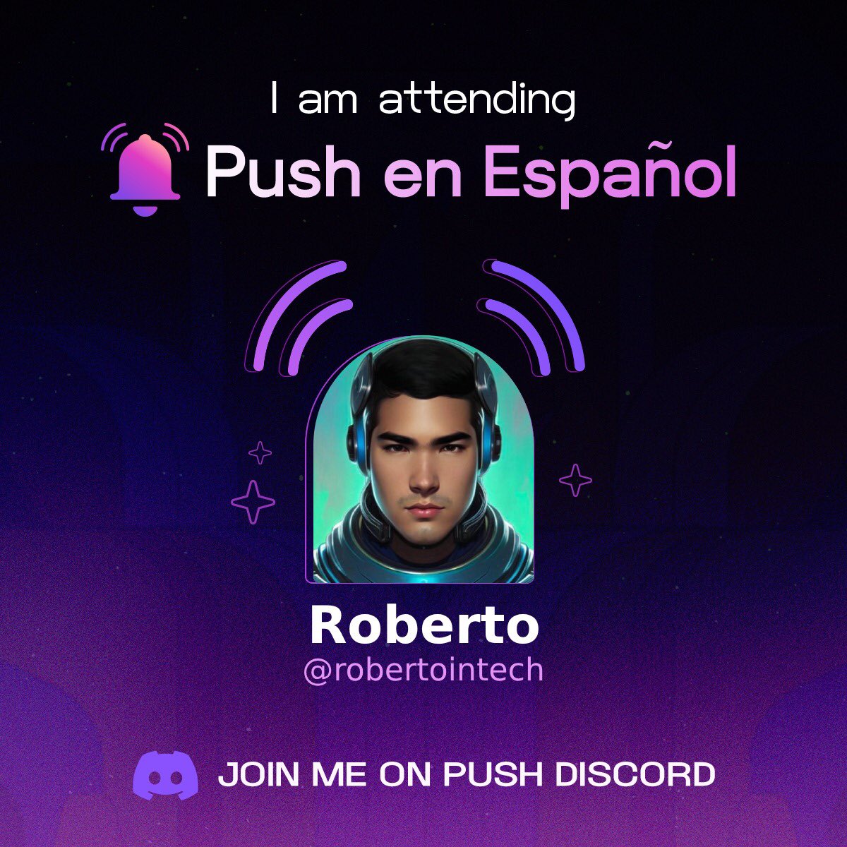 robertointech's tweet photo. Emocionado de participar en este evento de @Push_DAO @pushprotocol! ✨🥳🙌🏻

El tema es: “Oportunidades de desarrollo profesional con Push Protocol en Latinoamerica” 🔥

Y, tú? No te pierdas este evento!! 🤯

Los veo ahí🫡

https://t.co/RX26mEMrHX https://t.co/lkqAZxsRNQ