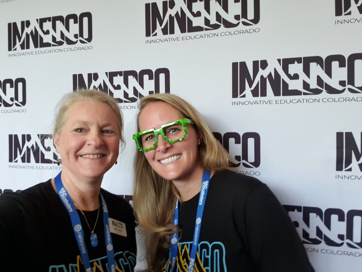 So much fun here with <a href="/robin_schuh/">Robin Schuhmacher</a> at #InnEdCo2023 Thank you to all our sponsors and ambassadors!