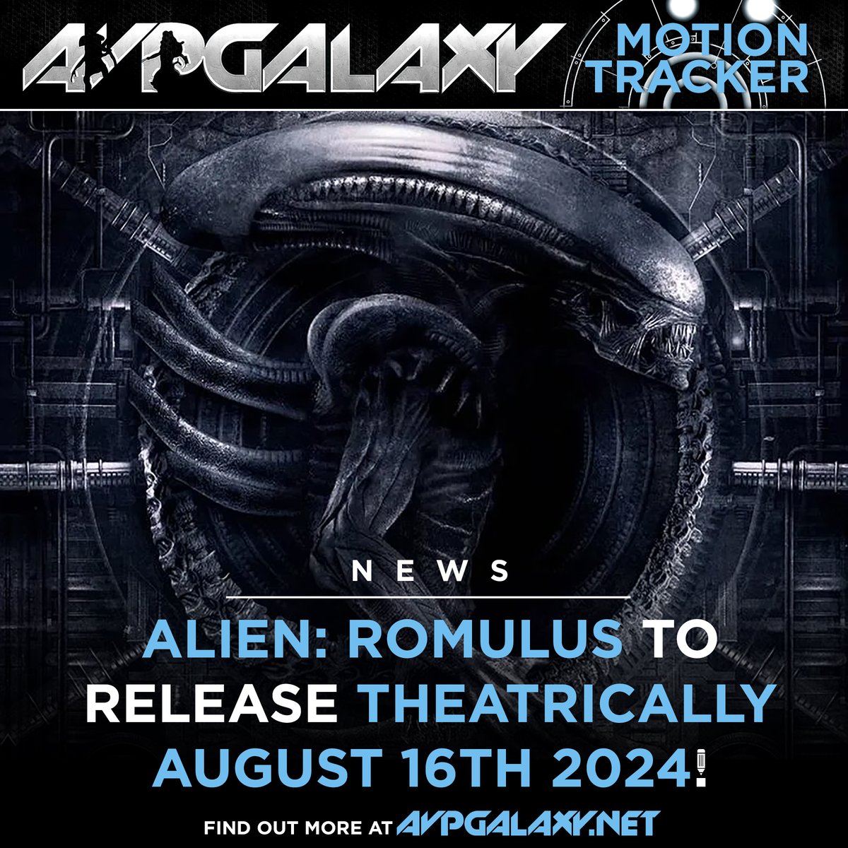 Alien: Romulus To Release Theatrically August 16th 2024! avpgalaxy.net/2023/06/13/ali… #Alien #Aliens #AlienRomulus #FedeAlvarez #IsabelaMerced #CaileeSpaeny #ArchieRenaux #DavidJonsson #SpikeFearn #AileenWu