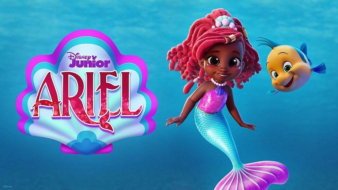 🩵🩵🩵
so delighted to have helped develop her design in the early stages! 🥹
#Ariel
#visualdevelopment 
#characterdesign 
#mermaidmagic #Disneyjunior 
🧜🏾‍♀️🐠