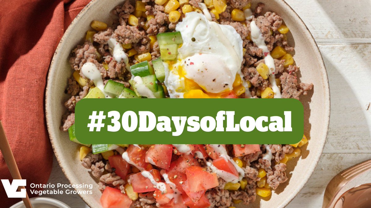 @ERiscooking is making a local veal and veggies bowl today on CHCH Hamilton Morning Live between 7 & 9 am. It’s part of a month-long celebration of local food.

#ONProcessingVeg #loveONTfood #30DaysofLocal #ontariocorn