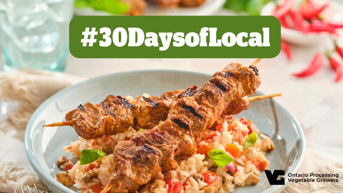 Tomorrow morning, Chef Raquel Fox @islandgurlfoods is cooking up local Veal Saté with Dirty Mushroom Rice, and Ontario grown/processed local tomatoes - on Global News Morning, Toronto

#ONProcessingVeg #loveONTfood #30DaysofLocal #ontariotomatoes