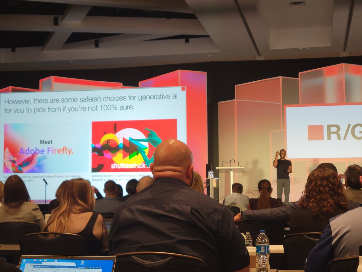 hey_RachelK's tweet photo. @RGA has one of the funniest Twitter feeds and also has @magicTuscan Use AI within your creative group to streamline ops, extract insights so your human mind can be creative and experimental. Imagine if we could remove timesheets from the to-do list..#ANAInHouse https://t.co/NiUPbauMru