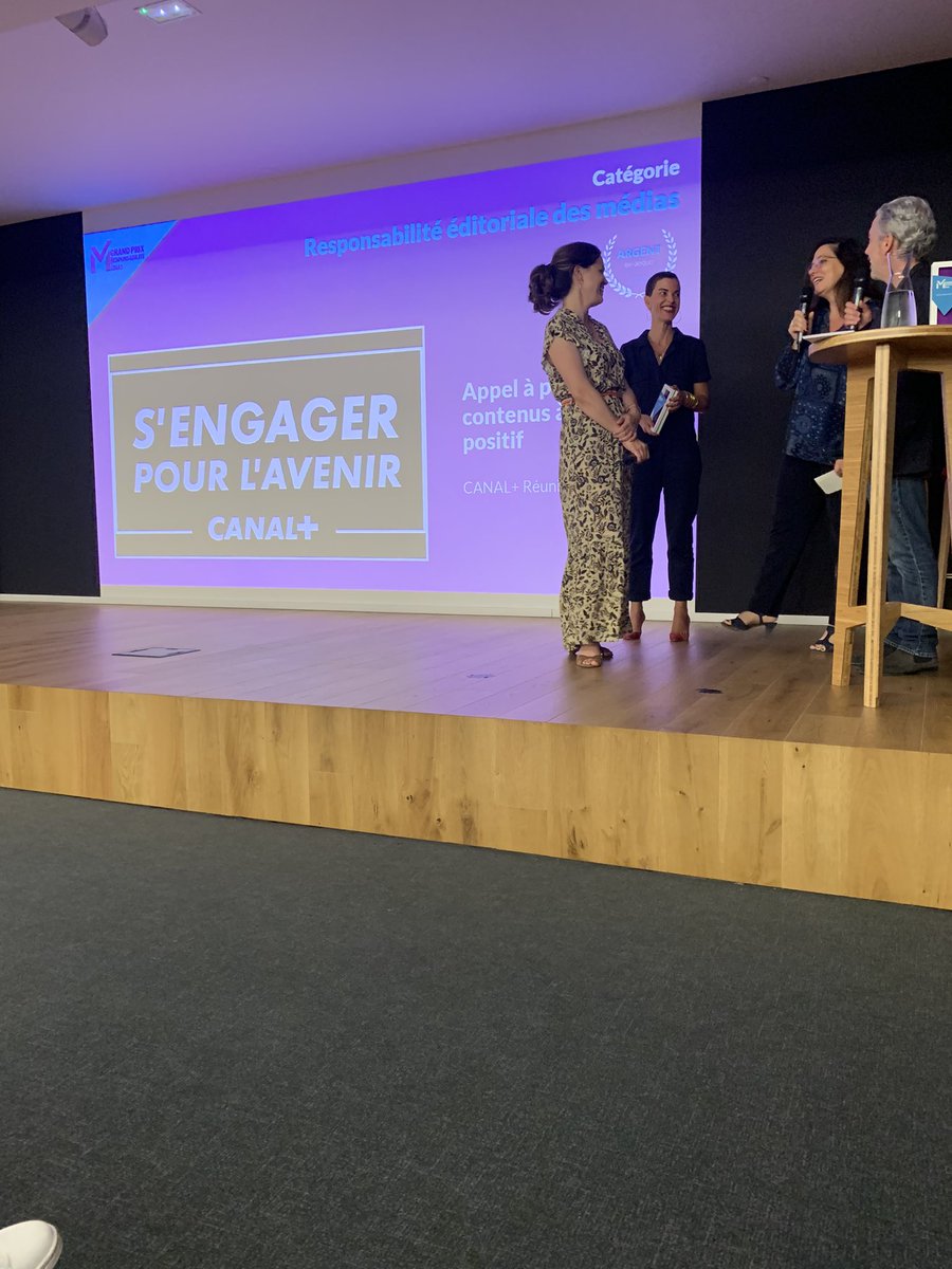 🏆Catégorie « Responsabilité éditoriale des médias »
🥈Canal+ Réunion remporte également le Prix Argent ex-aequo avec son appel à projet de contenus à impact positif
#GPRMedias2023