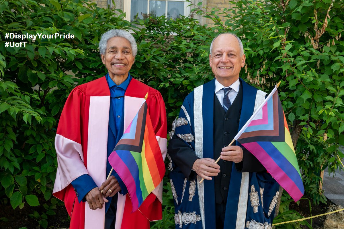 UofT's tweet image. Today, #UofT was proud to confer an honorary degree upon musician, composer and trans activist, Beverly Glenn-Copeland. #DisplayYourPride 🏳️‍🌈 #UofTGrad23
