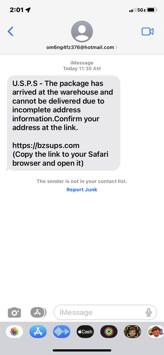 Kelsie_Spooky's tweet photo. @USPSHelp been getting these text messages. I figured they was scam. https://t.co/66Apw5j3vN