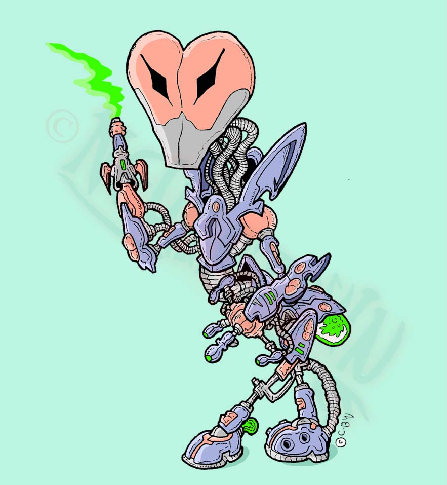 DrNeurotoxin's tweet image. In a robotic sort of mood...  

#robot #robots #robotart #cyborg #purple #orange #drawing #lowbrowart #scifiart #fantasyart #sciencefiction #characterdesign #cartoon #digitalartwork #illustration #penandink #Rotherham #Sheffield