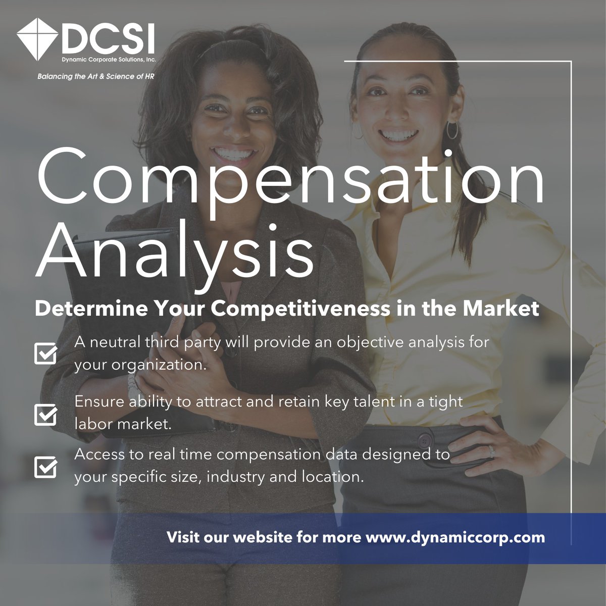 The talent exodus is on the rise! 💼🏃‍♀️ Are you keeping up with the changing times and ensuring fair compensation for your employees?
dynamiccorp.com/compensation-a…   

#RetainTalent #EquitableWorkplace #Compensation #MarketAnalysis #CompensationAnalysis #CCP #HumanResources #HR #DCSI