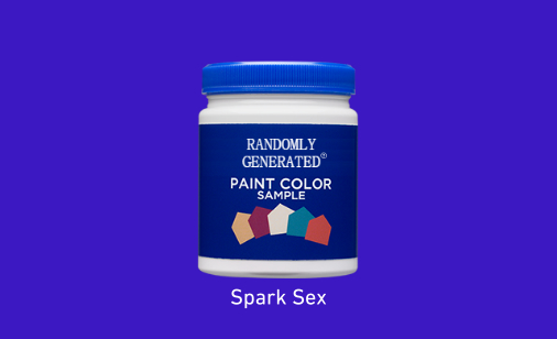 PaintNames's tweet photo. Spark Sex https://t.co/fHaXfyJRxf