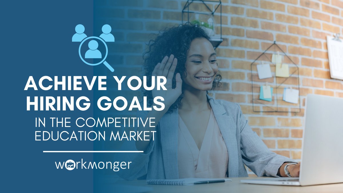 WorkMonger connects education orgs with professionals who have the skills, experience, and passion to make a difference. Our platform helps you achieve hiring goals in a competitive edu market. Find the talent you need to succeed → bit.ly/3hi8CDL #EducationRecruitment