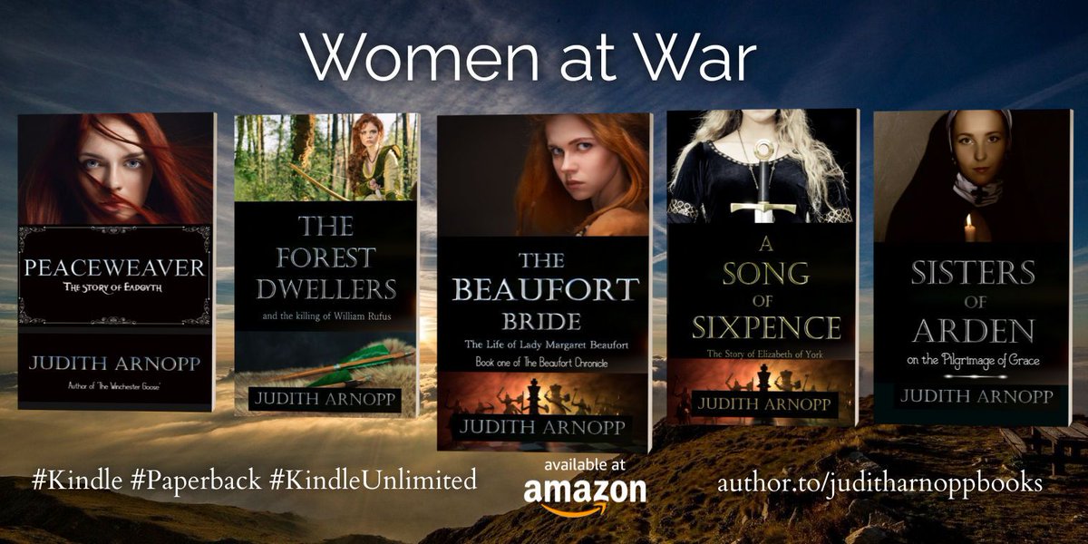 Set during the intriguing transitional periods in English #History. The social upheaval of Hastings, The War of the Roses, The Reformation. Women faced with massive social change.

author.to/juditharnoppbo…

#HistoricalFiction #KU #wotr #Tudors #HenryVIII #Audible