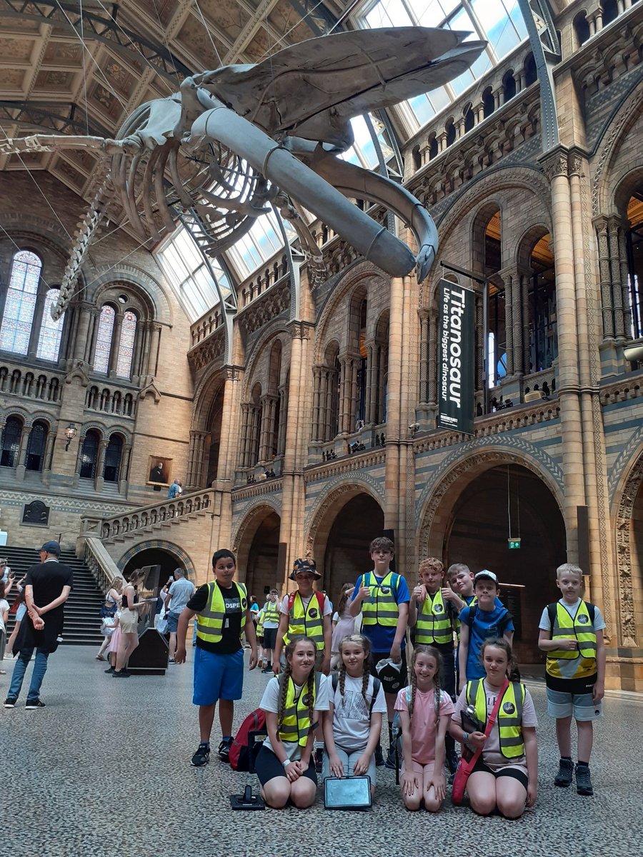 DeltaPheasantB's tweet photo. Y6 Residential Day 2 - our second museum of the day, The National History Museum! An incredible experience exploring the flora and fauna and incredible architecture https://t.co/ye6YjFApEP