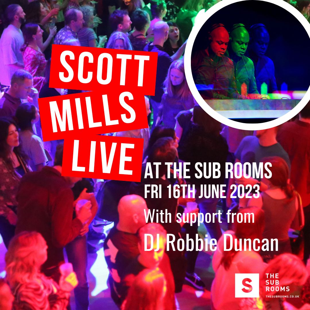 FRIDAY! Join us for some serious party anthems with DJ sets from the one and only @scott_mills and Stroud's finest @djrobbieduncan 🎶 Get your tickets here: thesubrooms.co.uk/whats-on/scott… #scottmills #djset #stroud #party #livemusic #gloucestershire #thesubrooms #soundofstroud #whatson