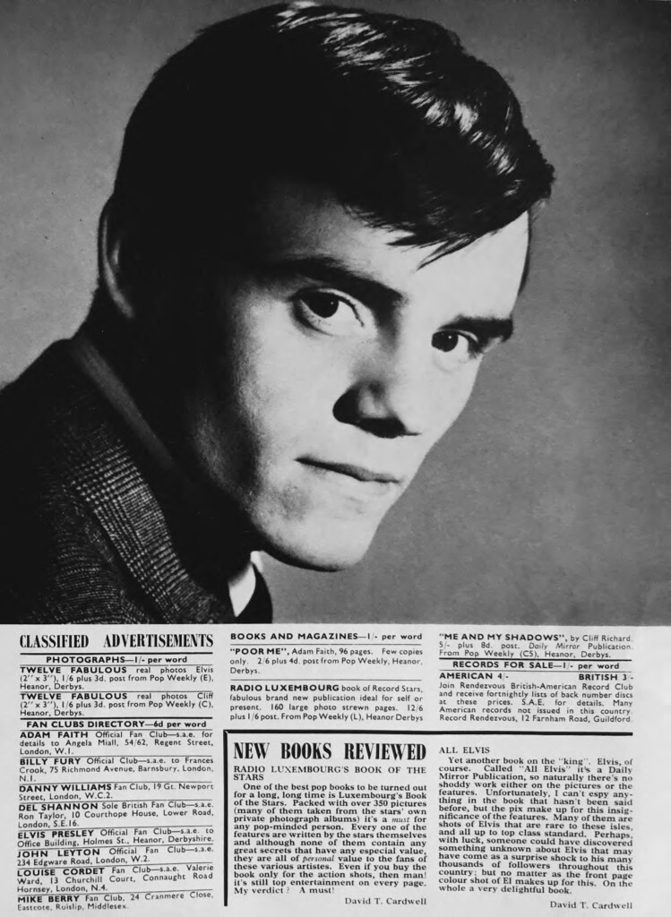 Pop60sMagazines's tweet photo. Pop Weekly 1962.

#Sixties #Pop https://t.co/XH7g6gRJrt