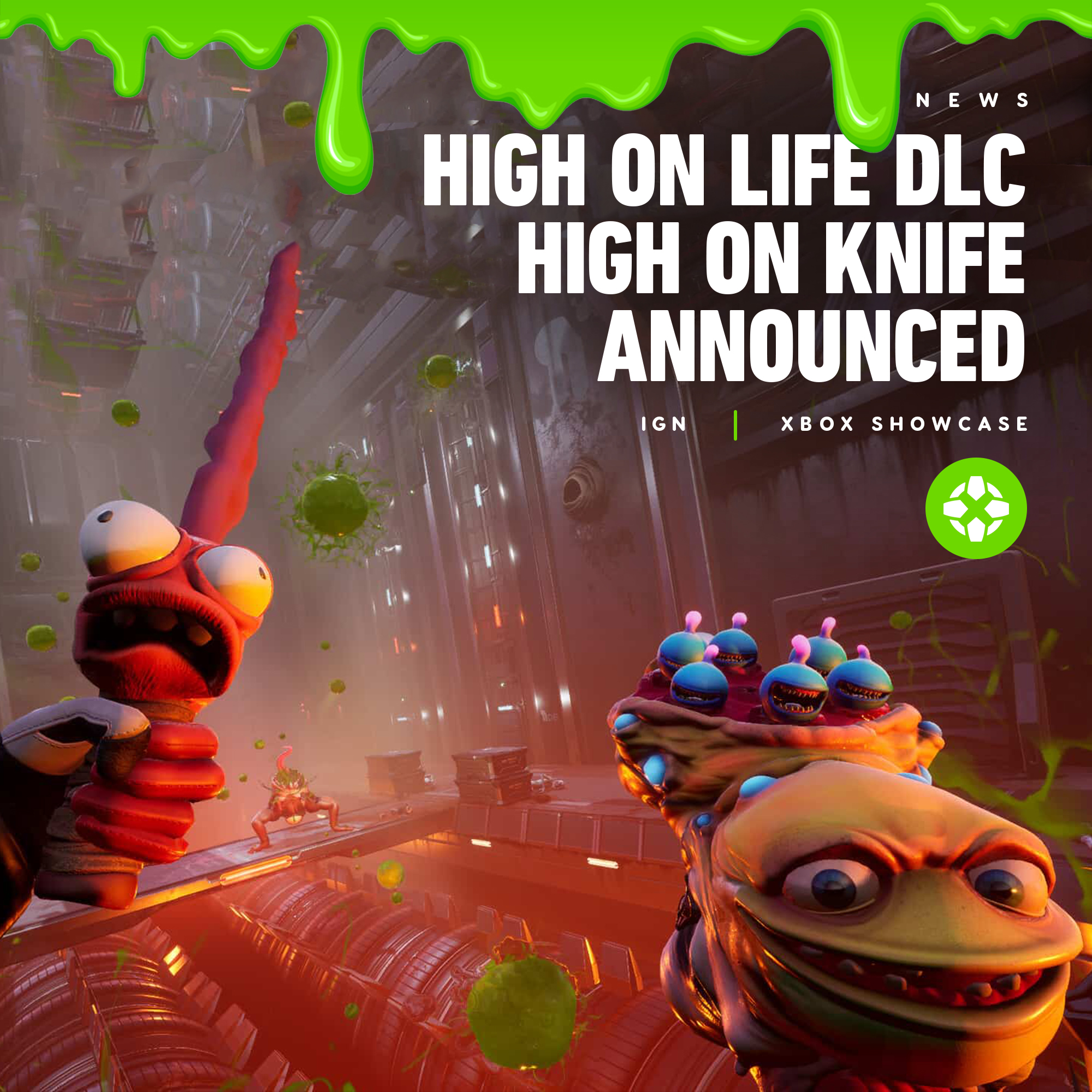 HIGH ON KNIFE DLC - OUT NOW 🔪 Available on @xbox, @playstation, and PC!  (YES, WE HAVE BUNDLES FEAT. @highonlifegame).