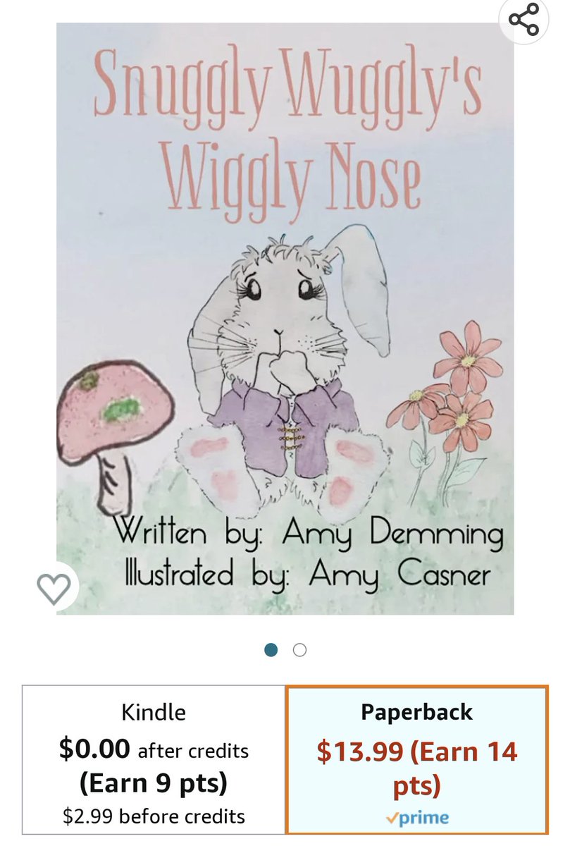 No more pre orders!❤️  Snuggly Wuggly's Wiggly Nose is live on Amazon!   Woohoo!!! Thanks all for the support! Truly blessed!  #Retweetsappreciated #newbookrelease #illustrator #newauthor #Amazon #childrensbook
