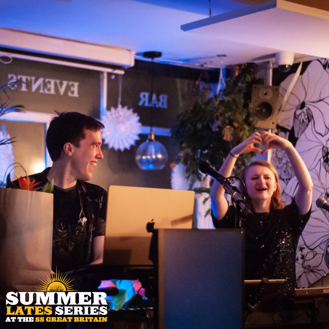 THIS THURSDAY 🎶

Make your way to our Dockyard to soak up the sun, drink incredible beer and hear the ‘groove-laden sounds’ of <a href="/irislyremusic/">Iris Lyre</a>’s live-looping set up. 

Book your ticket and be one of the first to experience our Summer Lates Series 2023 👇
ssgreatbritain.org/things-to-do/s…