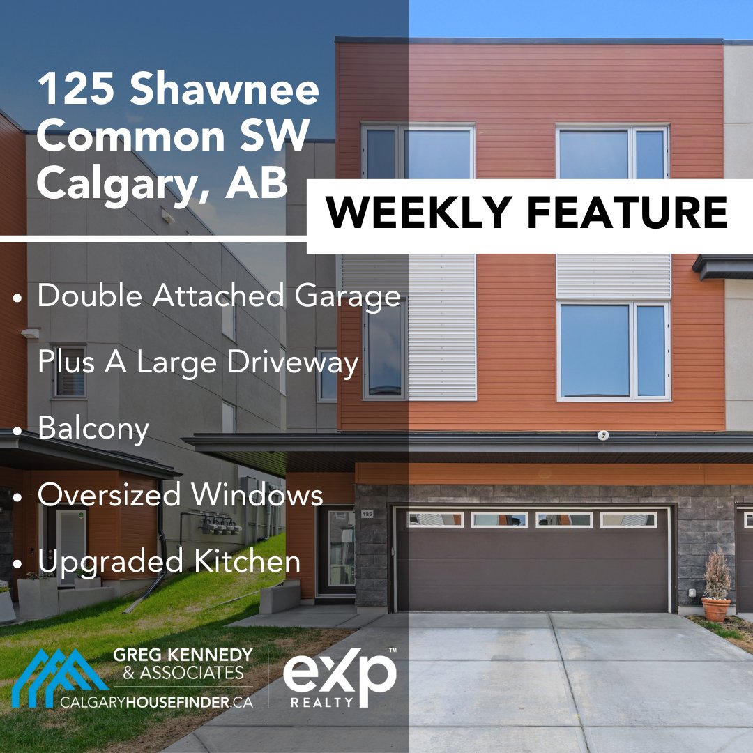 | Greg Kennedy & Associates with eXp Realty

⚠️WEEKLY FEATURE⚠️

🎯125 Shawnee Common SW, Calgary AB

#gregkennedyandassociates #calgaryhousefinder #justlisted #calgaryrealtor #calgaryrealestate #calgaryhomes #yyc #exprealty #airdriehomes #okotoksrealtor #realestate