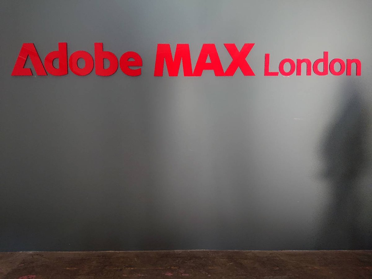 Adobe Max London about to start! #adobeMax #adobeLondon