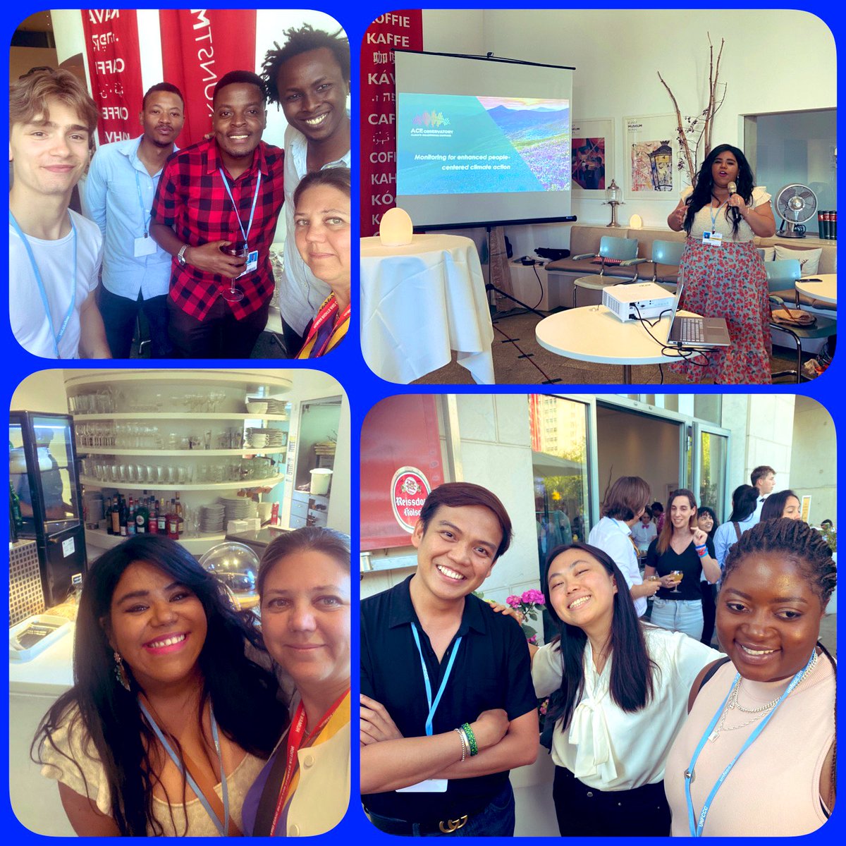 🙌 Great #Networking4Transformation reception organized by #AceObservatory in collaboration with @UNFCCC #Youth4Capacity programme! 🔵🟢😎🙌