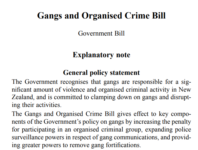 truereckons1's tweet photo. @aniobrien Gangs are criminals.
Legislation calls them out as such - the Gangs and Organised Crime law did that.
It says we should be clamping down on gangs and disrupting their activities.
This @nzlabour government is incapable of that - instead they fund them.
#NZLabourHasToGo https://t.co/nqYbuYd2UV