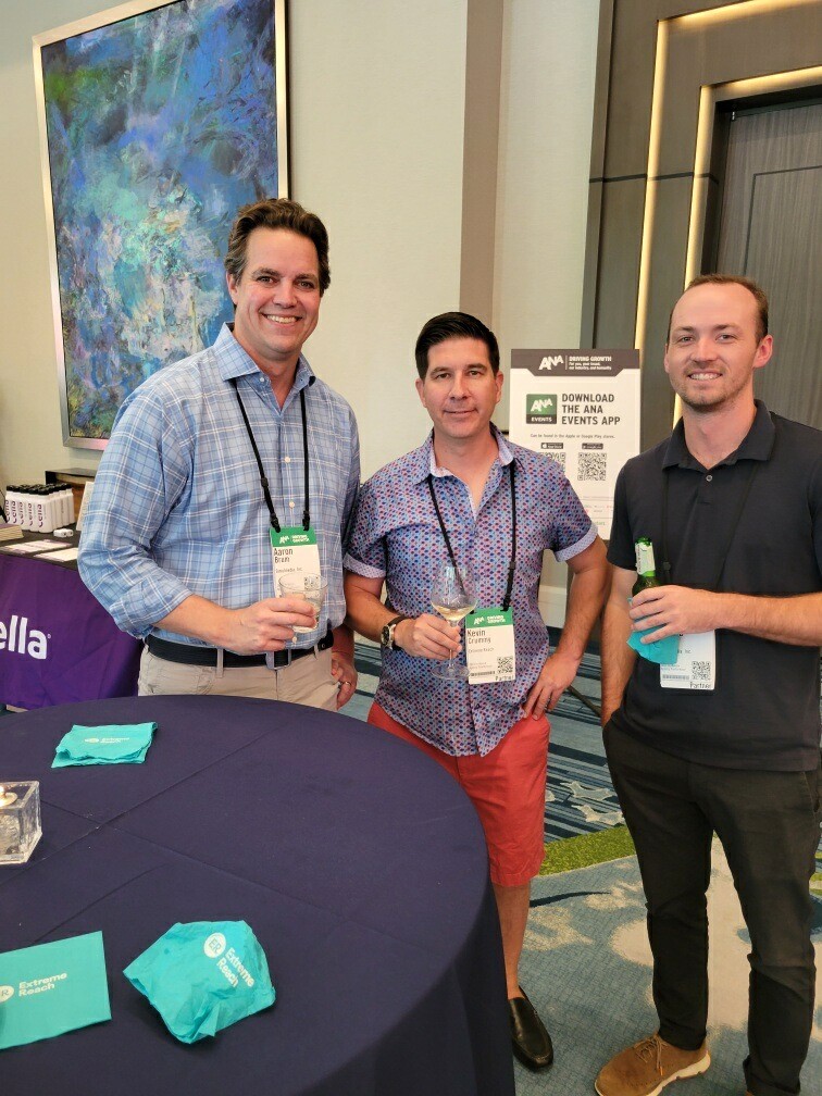 xrextremereach's tweet photo. So glad to have hosted the #ANAInHouse opening cocktail reception enhanced by live music! We hope you enjoyed it as much as we did.🍹🎸
Drive effective marketing and better #ROI for your in-house agency team with our full suite of capabilities. Let's chat! @ANAmarketers https://t.co/g8BMUAln52