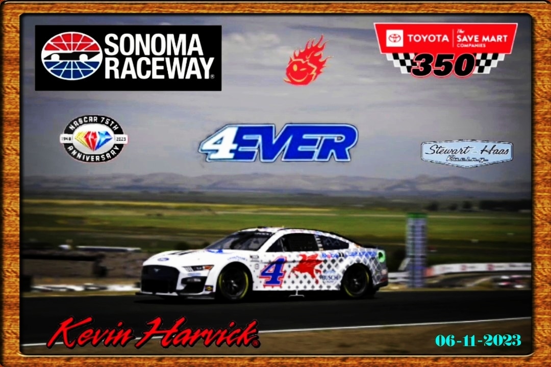cstory982's tweet photo. Proud Of @KevinHarvick @RodneyChilders4 &amp; All Of Team #4 On Their 11th Place Finish Sunday At Sonoma Raceway 💯 #4Ever #4EverAChampion #4EverALegend #4EverTheCloser #4EverHappy #Harvick4TheWin https://t.co/jNjpBgyhxu