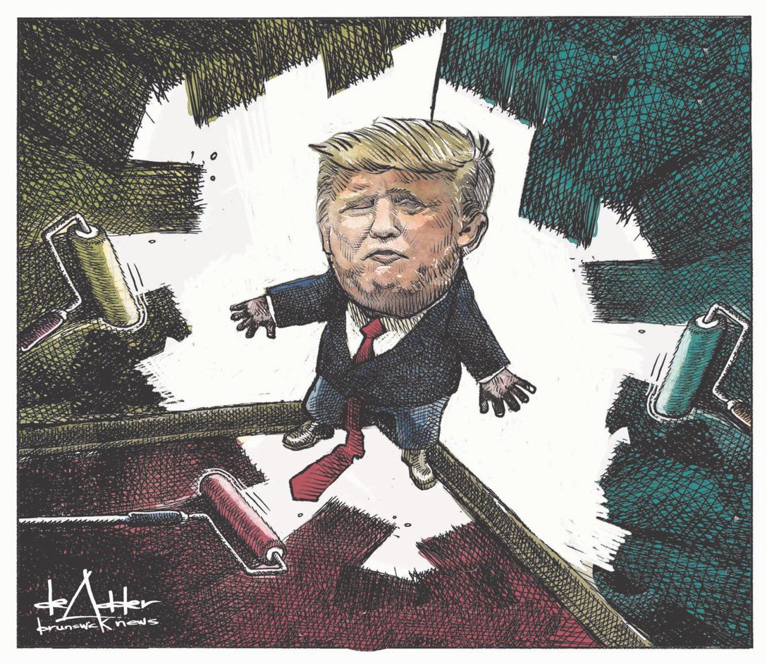 Tr*mp is a crook and a traitor. #lockhimup 

#Trump #TrumpMiami #Miami #TrumpIndictments #TrumpForPrison #TrumpCrimeFamily #EspionageTrump #TrumpArraignment #MiamiCourthouse

(editorial cartoons: @deAdder )