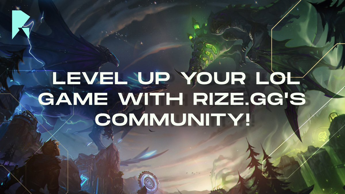 ⚔️ Level up your LoL game with Rize.gg's community! Learn, share &amp; climb the ranks! 🎮 #LoLMastery #RizeLoL #RizeGG #Launch #GameOn #eSports #Gamers #Games