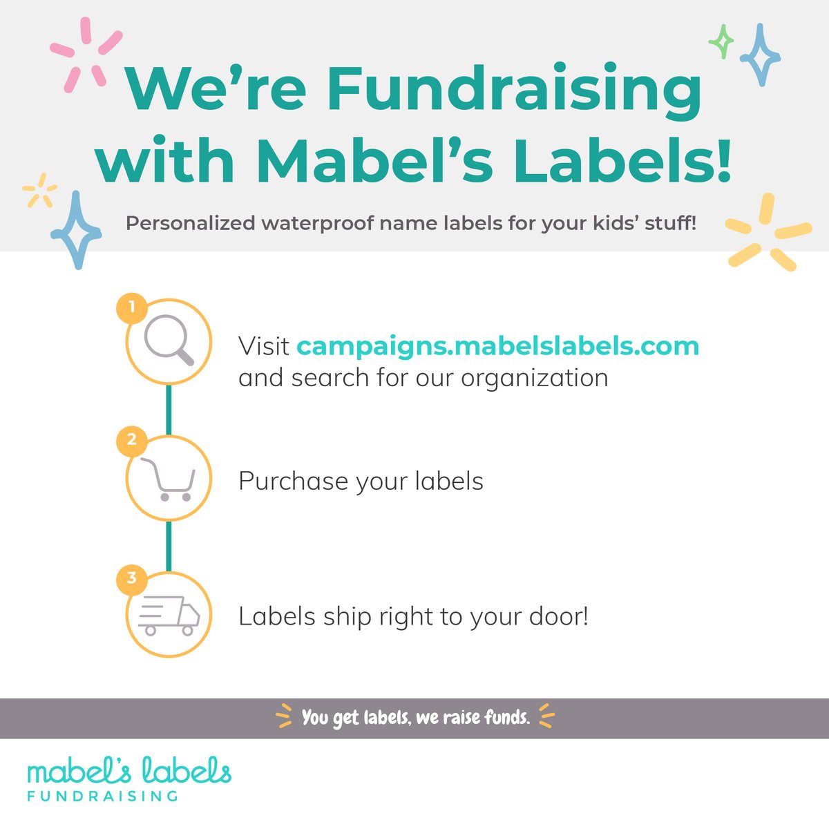 😎 Ordering labels for Summer camp? Shop at campaigns.mabelslabels.com and search for PS10 PTA (Brooklyn). 20% of your purchase price will come directly back to our school! 😎