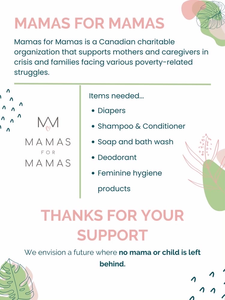 To all of our lovely Midtown Yoga Kitchener Waterloo members,(and non-members) we are accepting donations for the next 2 weeks at the studio for the charitable organization Mamas for Mamas KW.

If you have any questions please send us a message!

#midtownyoga #kwawesome