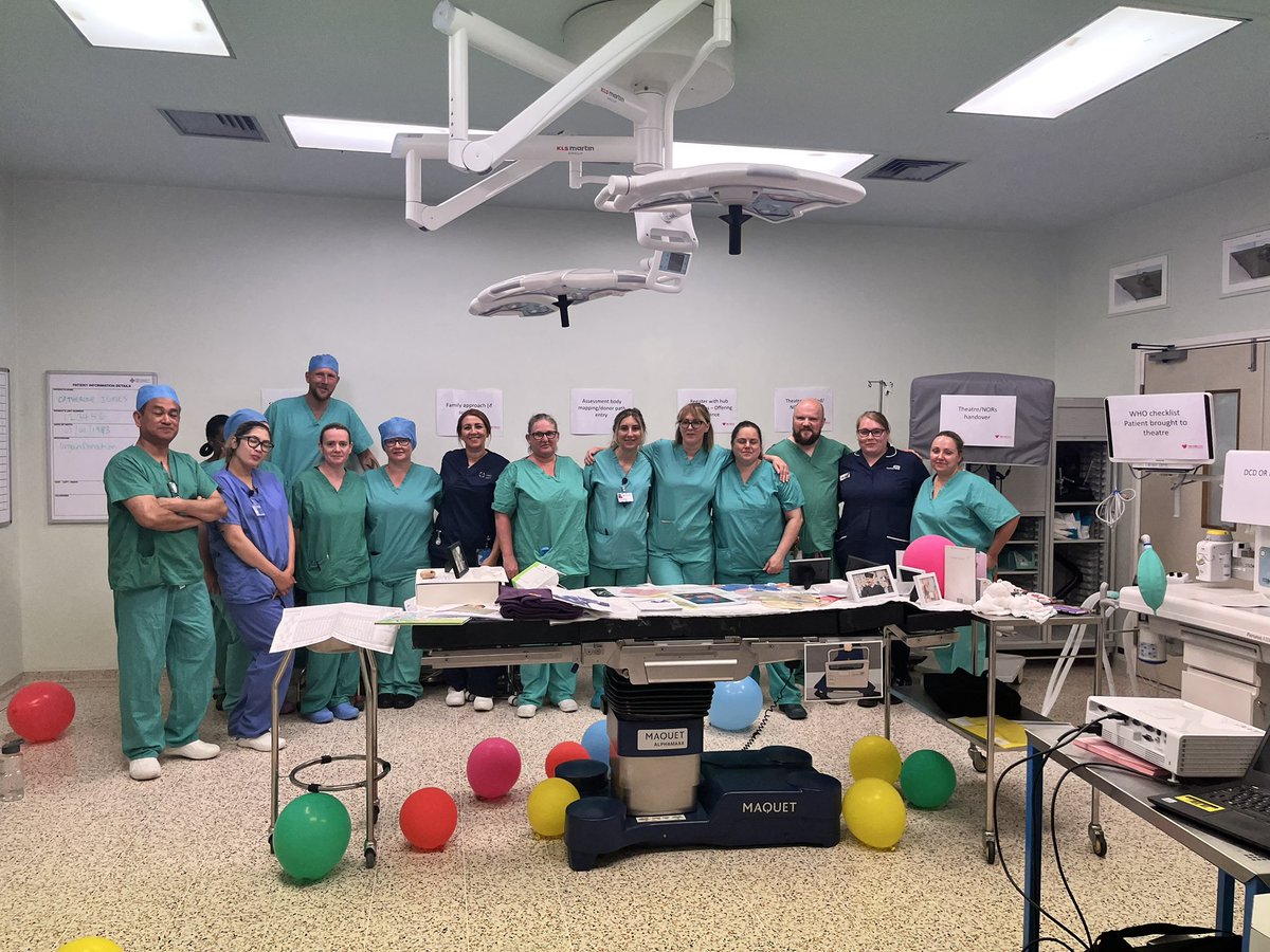 A heartfelt &amp; emotional insight to Organ Donation was presented to Theatre Staff during audit afternoon. Saffie, who is Wrexham’s area SNOD has been incredibly supportive to the team &amp; we were honoured to have you with us today❤️ #NHS #Theatre #Surgery
