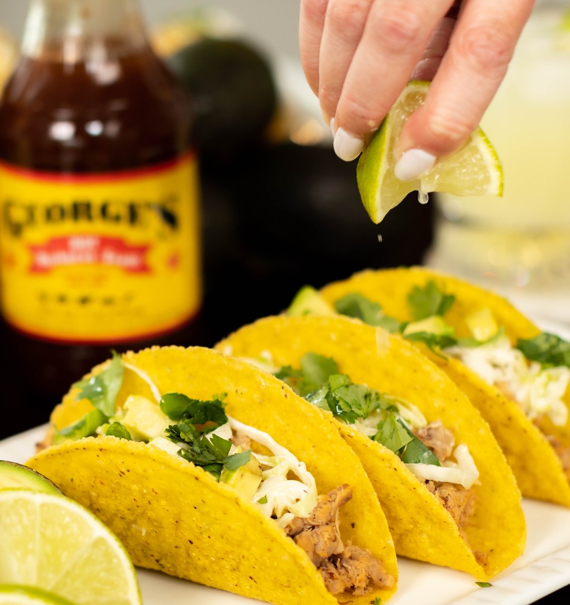 Take your Taco Tuesday to the next level. First step? #GrabAGeorges.

We'll make it even easier to light up your tastebuds today by sharing one of our favorite recipes!

If you're not hungry now, just wait until you crack open George's Cookbook! >> bit.ly/3qI3ai9