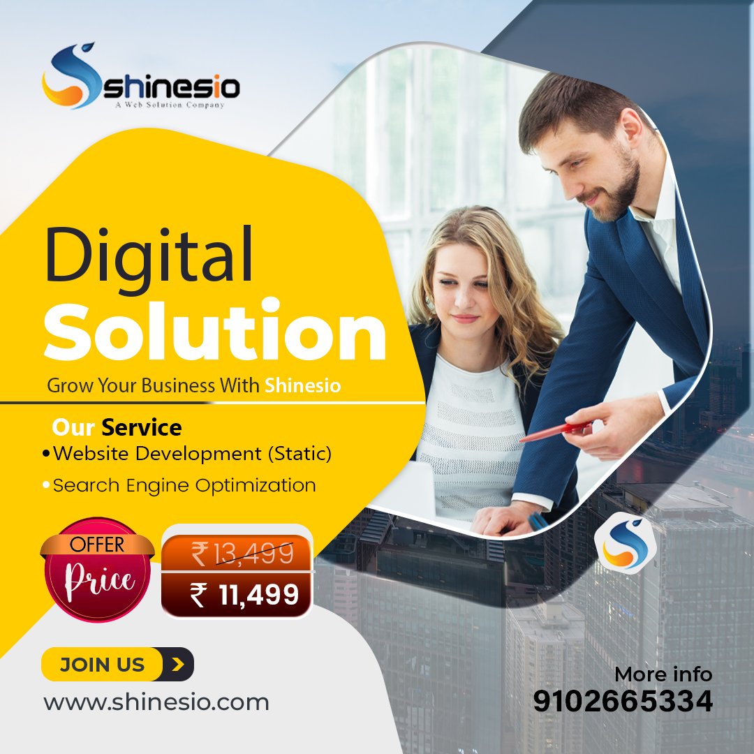 Ankush4783's tweet image. Shinesio
A Digital Solution Company
Shinesio.com
📷 Elevate your online presence with the powerful services of Shinesio! 📷
#Shinesio #StaticWebsiteDevelopment #SEO #DigitalPotential #OnlineSuccess #UnleashYourPotential #digitaltransformation #DigitalMarketing