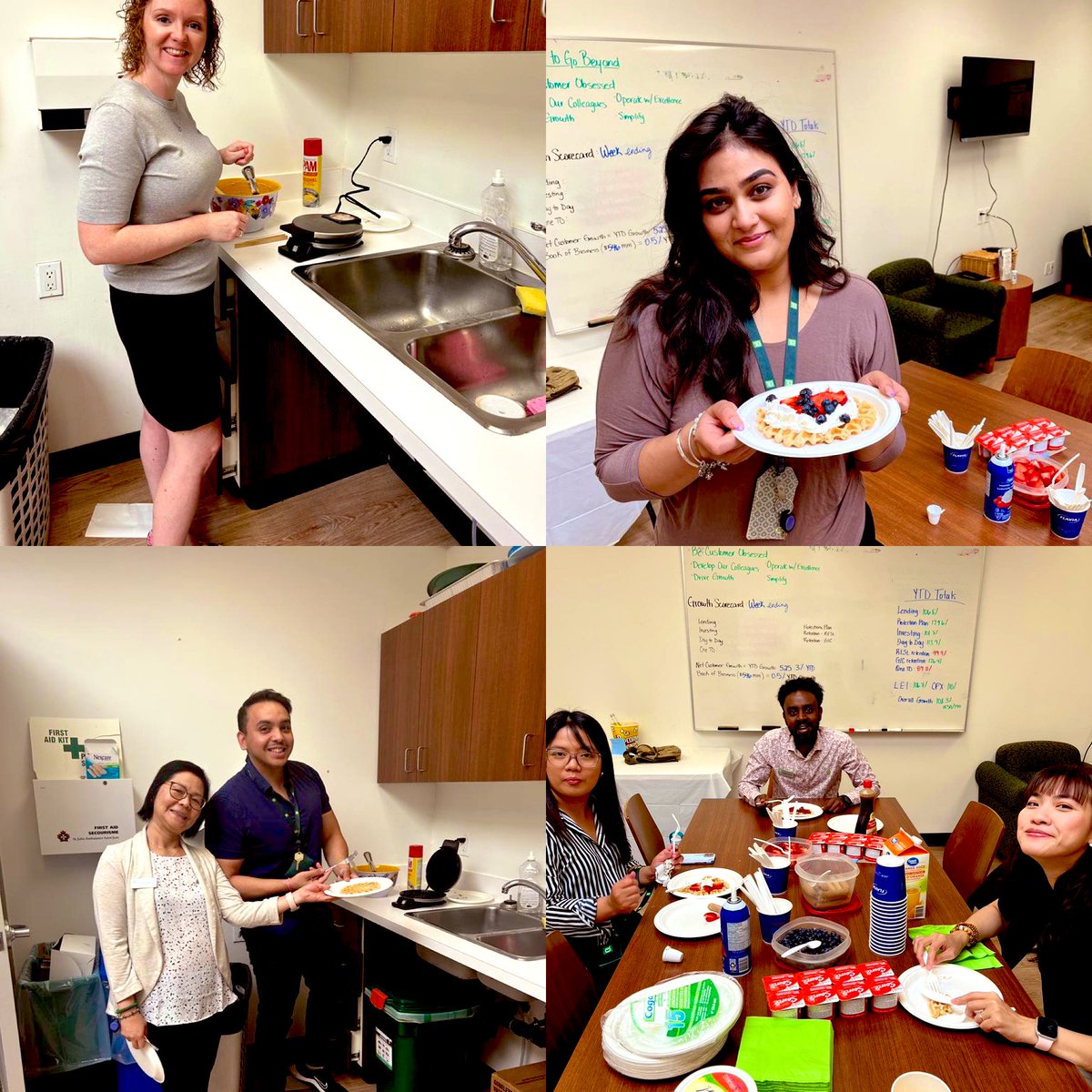 Day 2 of #EmployeeAppreciationWeek is brought to you by the deliciousness of homemade breakfast. Gotta start the day off right!