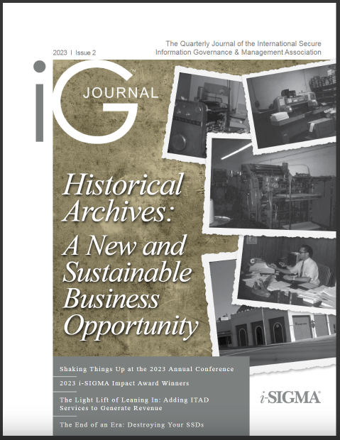 isigmaonline's tweet photo. It is here! The second edition of the 2023 iG Journal.

In this issue, look back on highlights from the 2023 conference, uncover the benefits of adding both historical archives and ITAD services to your business, and finally, what to do when it is time to put those SSDs to rest. https://t.co/JT4l3S5FE0