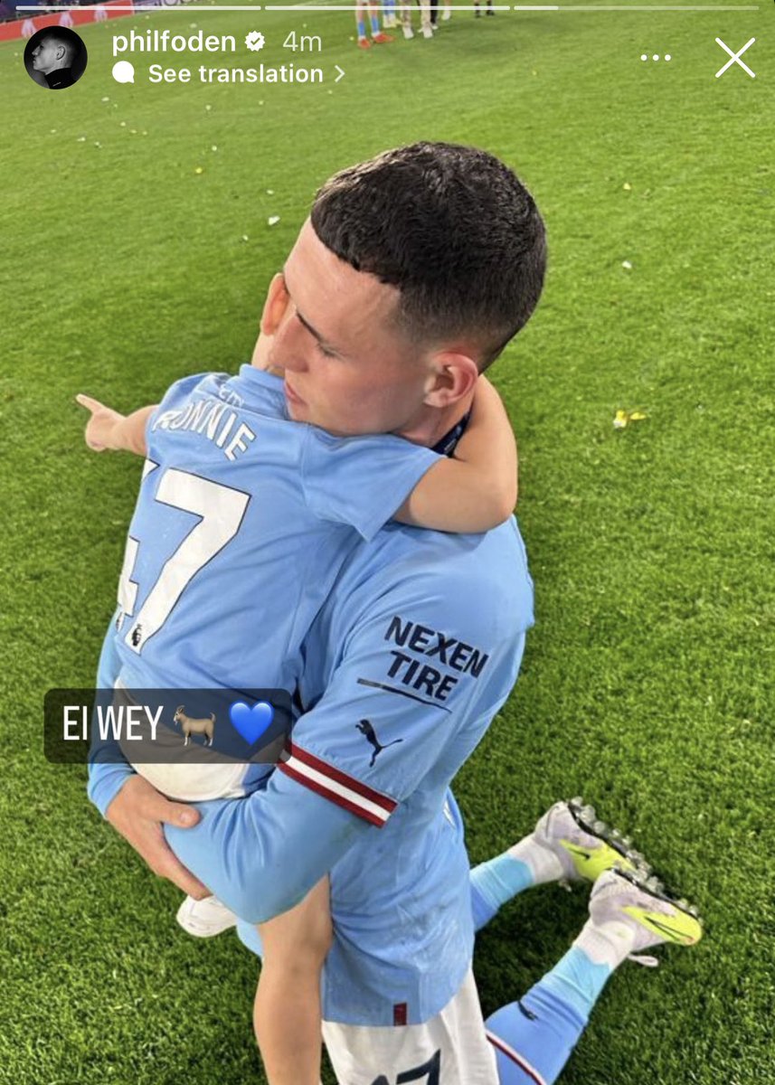 City_hq's tweet photo. Phil Foden on IG: “El Wey” 🐐💙 https://t.co/cVofydGlGW