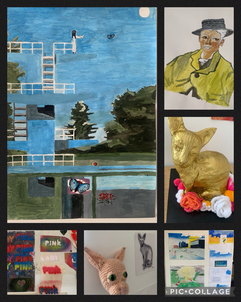 Congratulations to the Level 1 &amp; 2 Arts students <a href="/CrawleyCollege/">Crawley College</a> on their Final Major Project exhibition! Too many amazing pieces of art to put in one picture! #MadeatCrawley #art