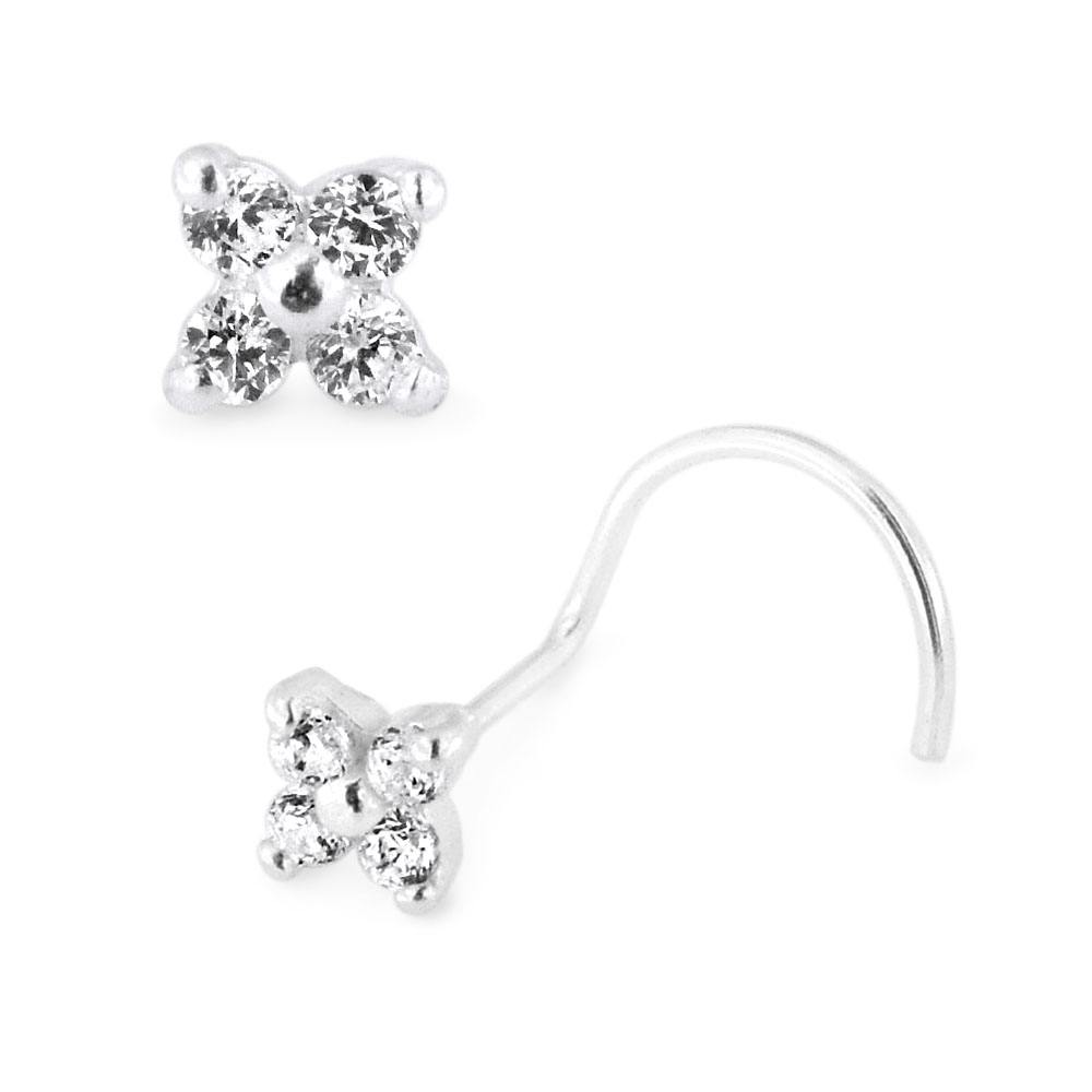 piercebody's tweet image. 925 Sterling Silver 4 CZ's Flower Nose Stud
🔗 
buff.ly/3oYxDYF 

#nosepiercing #jewellery #piercingtrends #piercinglife #expressyourself