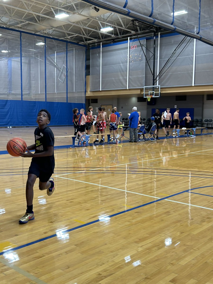Great 1st day for <a href="/ICC_CougarBsbll/">ICC Cougars Baseball</a> basketball camp. Lots of ballers in the gym!