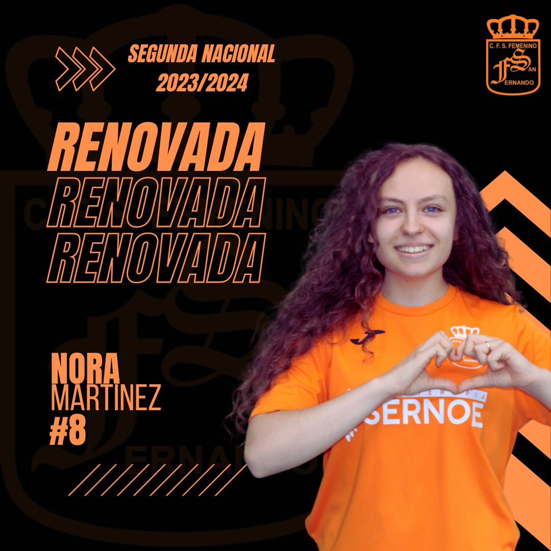 🧡 ¡Otra canterana que sigue la próxima temporada defendiendo nuestra camiseta!

🔝 ¡<a href="/noramr_8/">noramr_8</a> continúa un año más en el Segunda Nacional y renueva su compromiso con el primer equipo!

🍀 ¡Nos queda mucho por disfrutarte sobre la pista!

#SentimientoNaranja