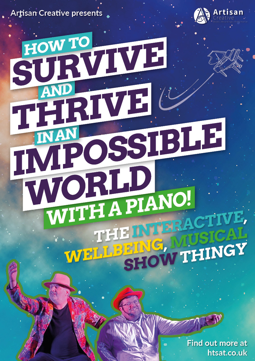 HTSATWellbeing's tweet photo. Check out our new show branding! #HowToSurviveAndThrive
#marketing #socialmedia
@GreensideVenue @edfringe @ArtisanCrtvLtd @thelongroadband @SteveBonham01 @daschrislydon https://t.co/y663HKL6yW