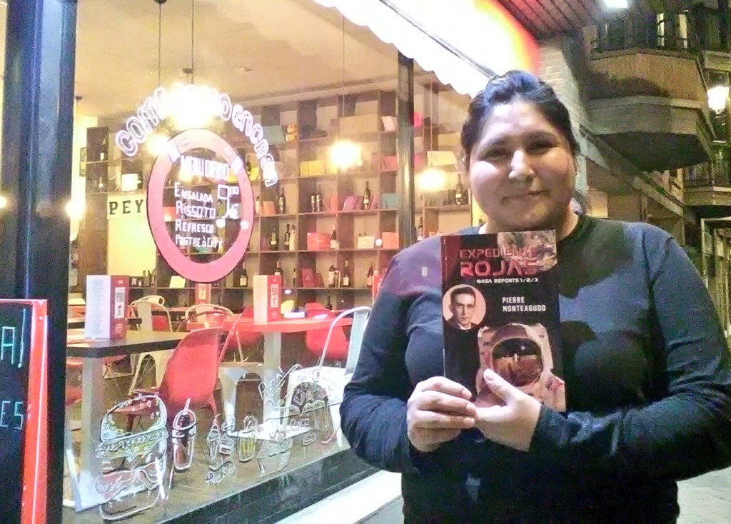 Sabrosas pizzas + libros clásicos y de escritores actuales en <a href="/PPeybor/">PIZZERIA PEYBOR</a> #Arguelles Allí podrás descubrir el secreto mejor guardado de la NASA, leyendo #ExpedienteRojas @ElUniversoM 
Presente en las <a href="/ViasLiterarias/">Fernando Cotta Escritor</a> de los <a href="/BarriosdeLetras/">BarriosdLetras</a> de España.